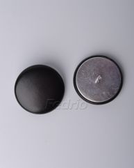 Shank PU Leather Covered Sewing Buttons 3