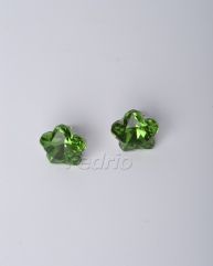 Flower Shaped Crystal Rhinestone Buttons