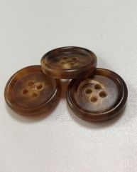 Natural Genuine Horn Round Buttons