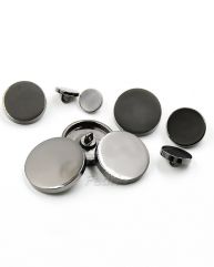 Flat Metal Shank Sewing Buttons