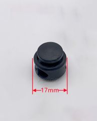 2 Holes Round Plastic Cord Lock Spring Toggle Stopper Cord Stops for Shoelace Drawstring Clothing 10 Pieces 204570 