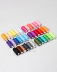36 Colors Polyester Sewing Thread Spool Kit for Hand Stitching Embroidery Machine 2 Sets/Pack 204588