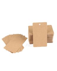 Blank Rectangle Thick Stringless Hang Tags Writable Price Paper Tags for Boutique Retail Store Jewelry Clothing Shops 1000 Pieces/Pack 205689