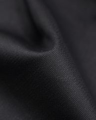 Black Wool Polyester Silk Blend Lining for DIY Decoration 205701