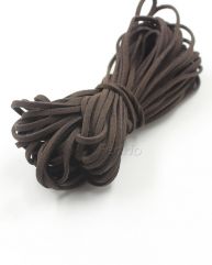 3mm wide Microfiber Flat Leather Cord Faux Seude Beading String for Jewelry Making 5 Meters/Piece 206736