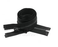 #5 Black Open-End Metal Zipper for Heavy-Duty coats Duffle Bags 10pcs/Pack 009303