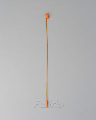 Customized Orange hang tag string with plastic locker HTS020