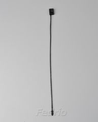 Black hang tag string with plastic locker HTS022