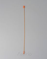 Customized Orange hang tag string with plastic locker HTS033