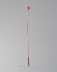  Customized Red hang tag string with plastic locker 10000 pcs/Pack HTS034
