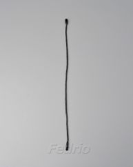 Customized Black hang tag string with plastic locker HTS037