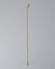 Customized Yellow hang tag string with plastic locker HTS045