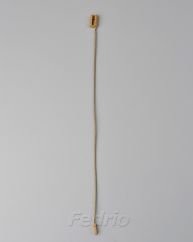 Customized Khaki hang tag string with plastic locker 50000 pcs/Pack HTS046
