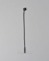 Customized Black hang tag string with plastic locker HTS049
