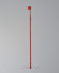 Customized Red hang tag string with plastic locker 30000 pcs/Pack HTS054
