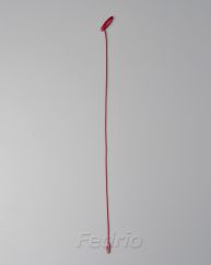 Customized Red hang tag string with plastic locker HTS056