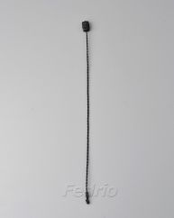 Customized Black Hang Tag String with Plastic Locker HTS078