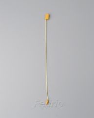 Customized Yellow Hang Tag String with Plastic Locker HTS094