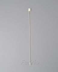 Customized 10000 pcs/Pack Beige Hang Tag String with Plastic Locker HTS113