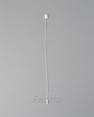 Customized 10000 pcs/Pack White Hang Tag String with Plastic Locker HTS115