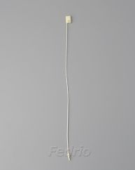 Customized 10000 pcs/Pack Beige Hang Tag String with Plastic Locker HTS116