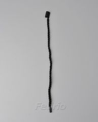 Customized Black Hang Tag String with Plastic Locker HTS120