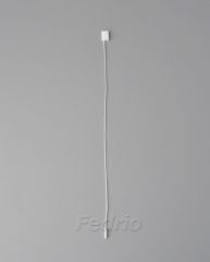 Customized white Hang Tag String with Plastic Locker HTS128