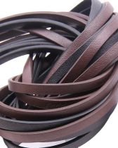Flat PU Leather Cord for Bracelet Jewelry Beading String 1.2 Meters/Piece 206739