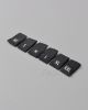 1*3.5cm Black Polyester Centre Fold Damask Woven Size Labels 100pcs/Pack SL027