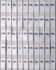 White Polyester Roll Damask Woven Size Labels 100pcs/Pack SL068