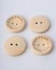 Handmade Curved Wooden Buttons 1
