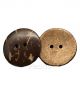 2-hole natural coconut shell buttons