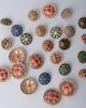 Luxury Vintage Enamel Buttons Chanel Style Sewing Metal Buttons for Coats Sweaters 10 pcs/Pack 201416