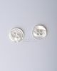 Narrow Rim White Mother of Pearl Shell Buttons High-end Shirts Suits Accessory 10 pcs/Pack 203427