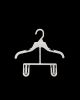 White Infant Suit Kids Plastic Hangers