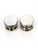 2 Holes Round Metal Spring Cord Lock