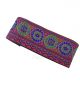 Pink and Blue Flower Patterned Jacquard Ribbon Embroidered Woven Trims for Garment Bag Curtain Sewing 7 Meters/Piece 205677