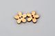 2-Hole Wooden Flower Buttons 1000pcs CB0006
