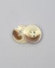 4-Hole Flat Imitated Horn Plastic Buttons 20L 1000pcs-CB033