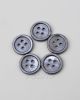 Black Iridescent Natural Shell Buttons with 4 holes 1000pcs CB009