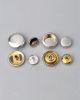 Silver Matte Metal Snap Fastener Buttons 1000 sets-SF28