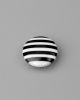 Black White Striped Shank Coat Buttons 15mm 1000pcs -CB060
