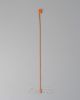 Customized Orange hang tag string with plastic locker 50000 pcs/Pack HTS014