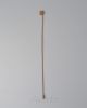 Customized Brown hang tag string with plastic locker 30000 pcs/Pack HTS058