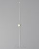 Customized Beige Hang Tag String with Plastic Locker 10000 pcs/Pack HTS099