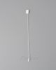 Customized White Hang Tag String with Plastic Locker HTS110