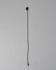 Customized 10000 pcs/Pack Black Hang Tag String with Plastic Locker HTS123