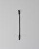 Customized Black Polyester Bullet Head Plug Hang Tag String 10000 pcs/Pack HTS157