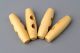 Natural Color Olive Shape Wooden Toggle Buttons 100 PCS/Pack 008195