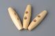 2-Hole Solid Wooden Toggle Buttons for Sewing Crafts Sewing 100pcs/Pack 008197